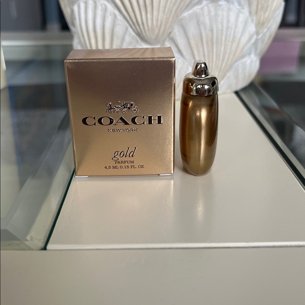 COACH GOLD MINI PARFUM-NEW - Picture 3 of 4